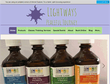 Tablet Screenshot of lightwaysjourney.com